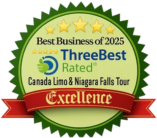ThreeBestRated Best Business of 2025 — Canada Limo Toronto & Niagara