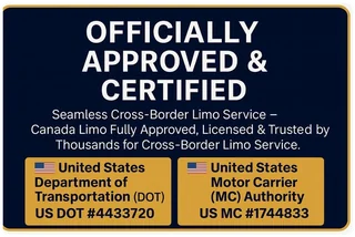 US DOT and US MC Authority — Officially Approved & Certified — Canada Limo